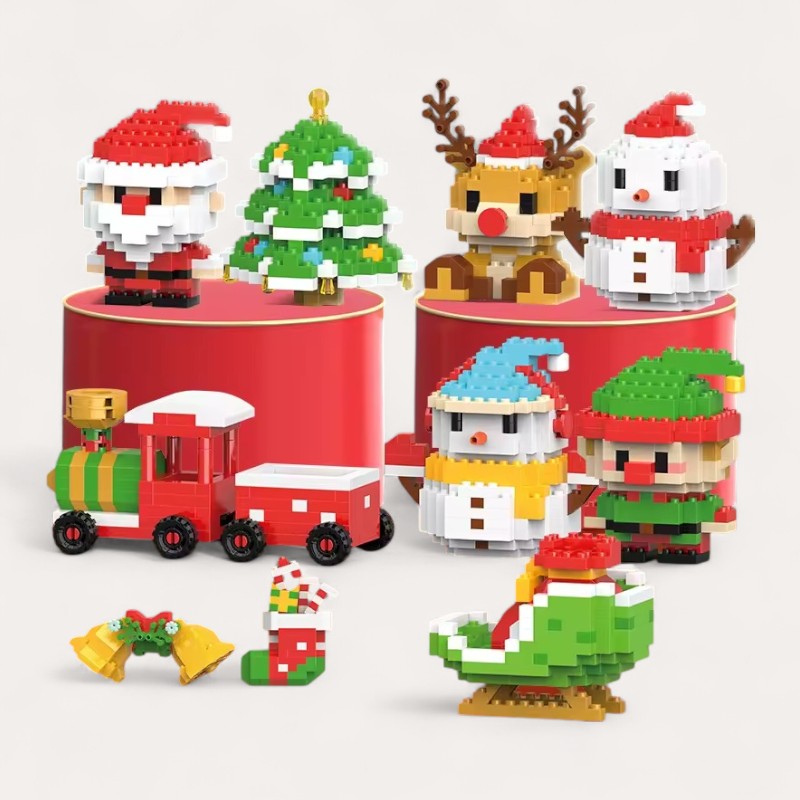 Montessori-kerstfiguren om te bouwen