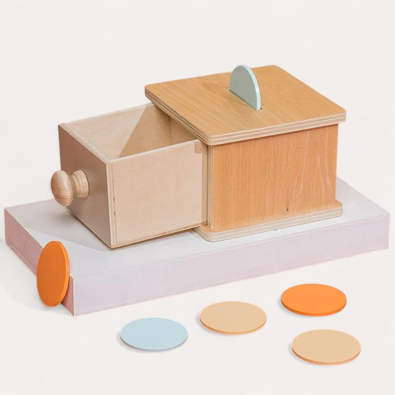 Montessori-houten sorteerspel voor peuters