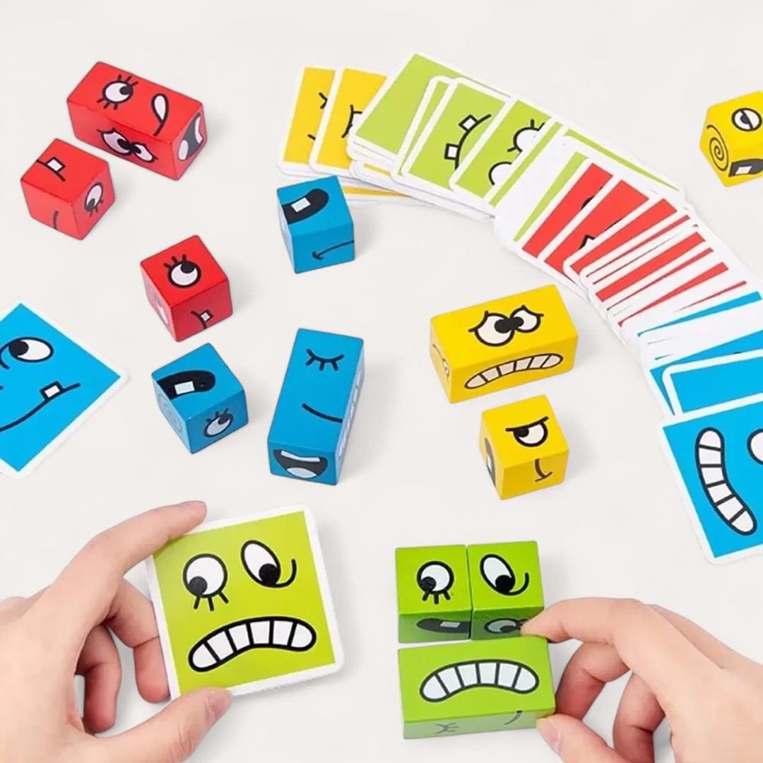 Montessori-emotiepuzzel voor kinderen