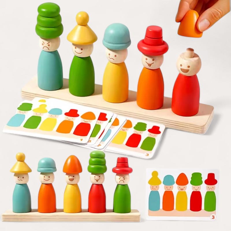 Montessori-emotiesorteerspel