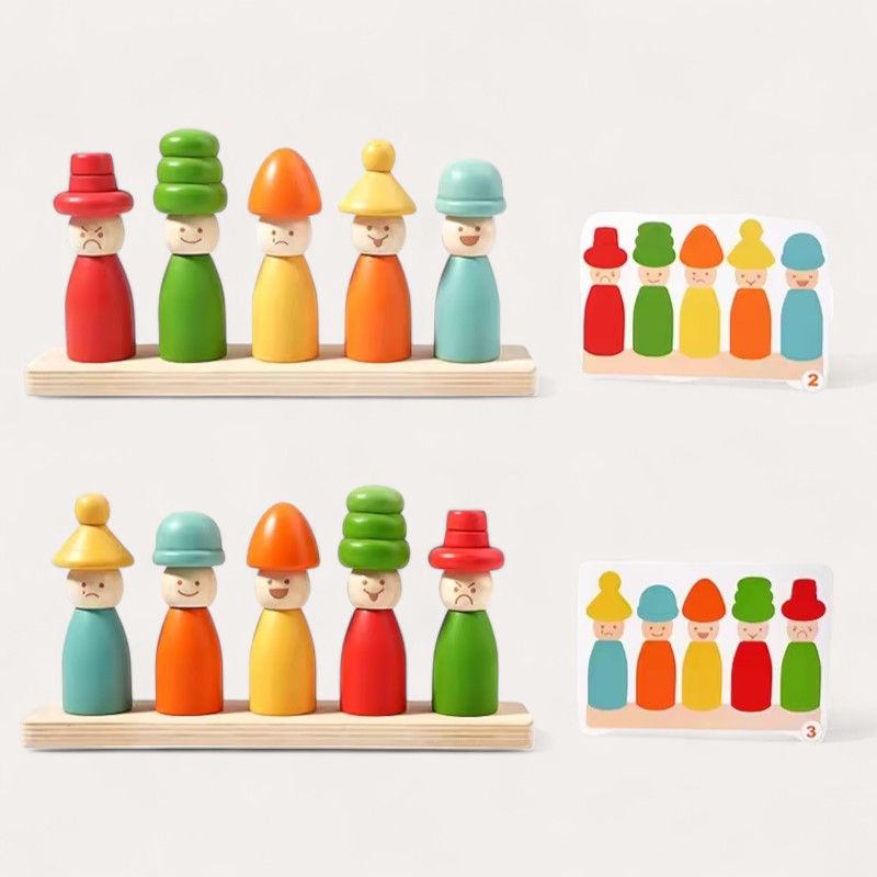 Montessori-emotiesorteerspel