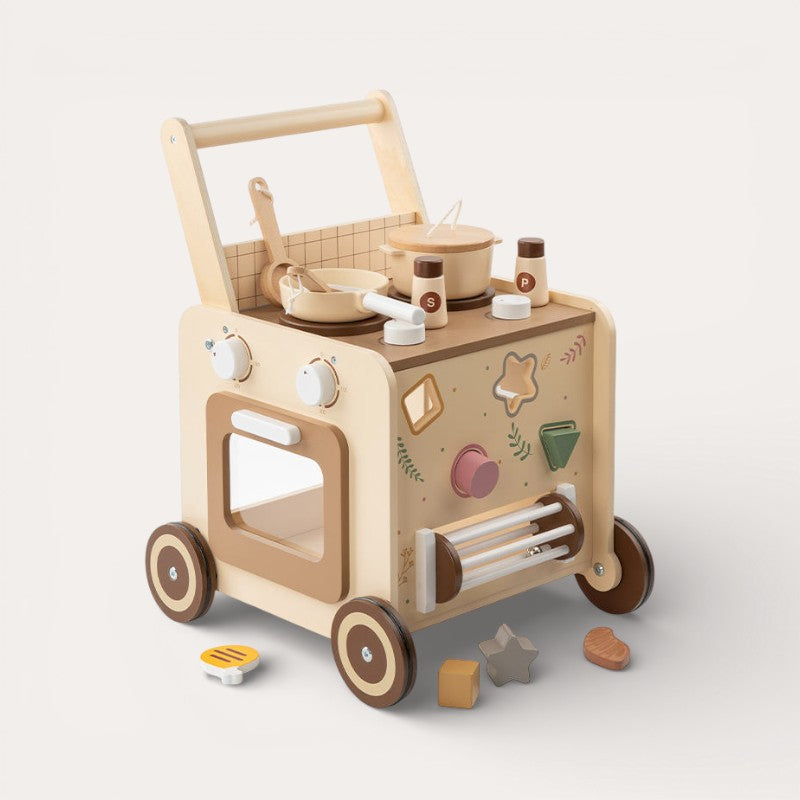 Montessori-keukenwagen met accessoires