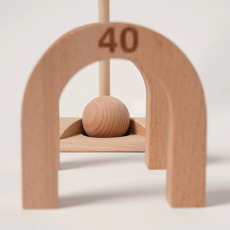 Montessori-golfset van hout