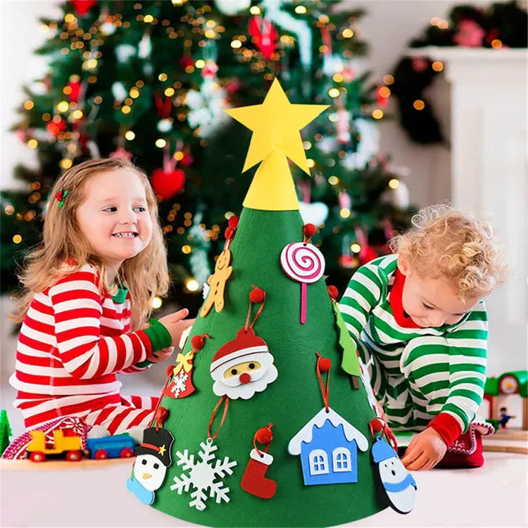 Montessori 360° vilten kerstboom