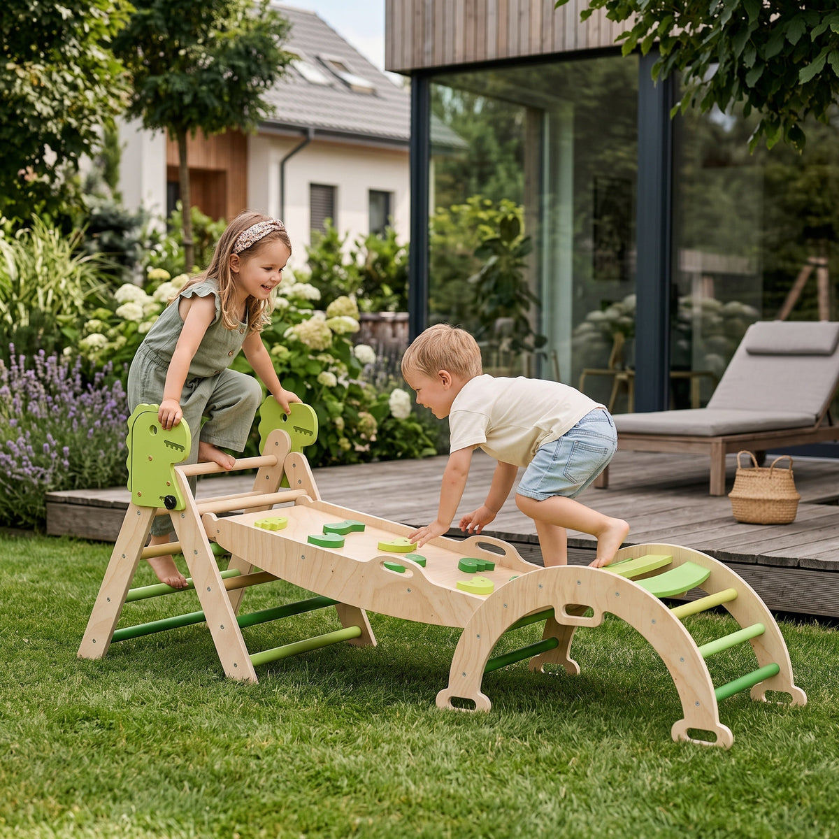 Montessori-motoriekparcours 9-in-1