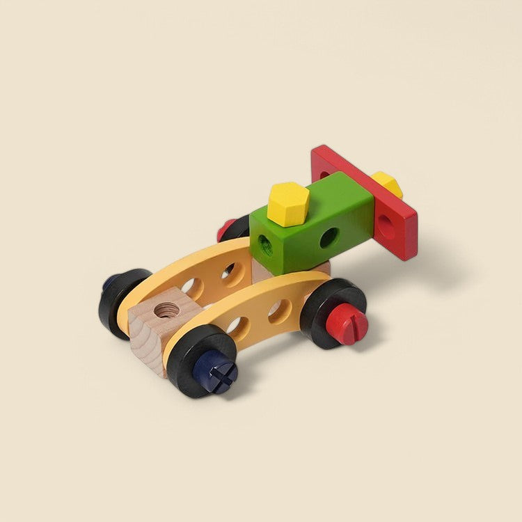 Montessori-gereedschapskist van hout