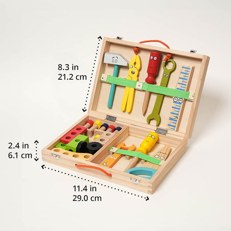 Montessori-gereedschapskist van hout