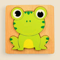 Montessori-houten leerpuzzel