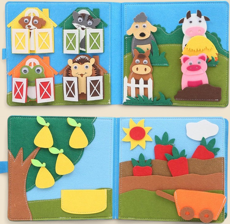 Interactief Montessori-kartonboek