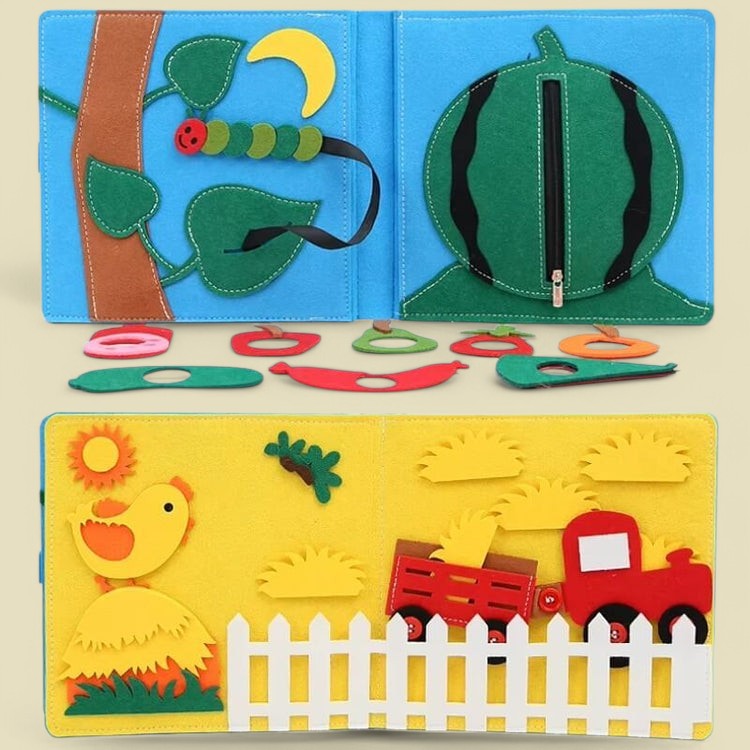Interactief Montessori-kartonboek
