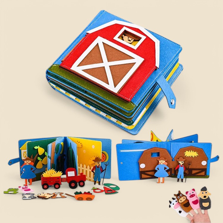 Interactief Montessori-kartonboek
