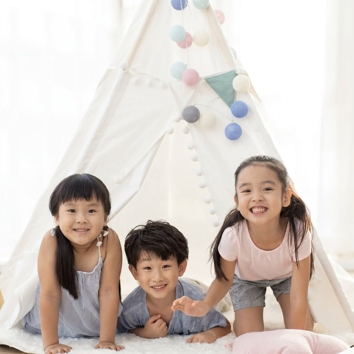 Montessori-tipitent voor kinderen