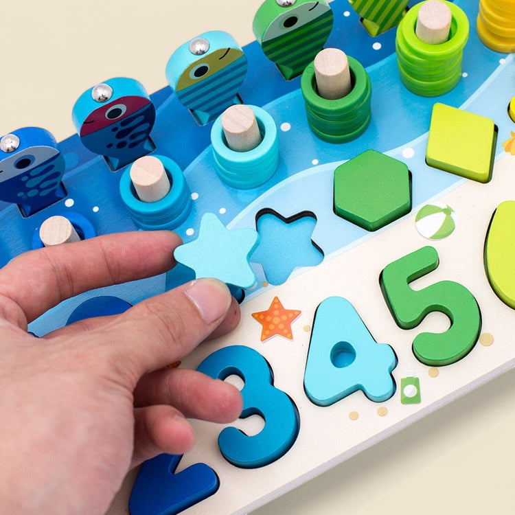 Montessori-vis- & vormenspel