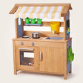 Montessori-buitenkeuken met waterstation