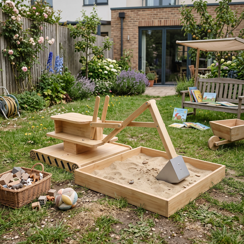 Montessori-zandgraafmachine met hendelbediening