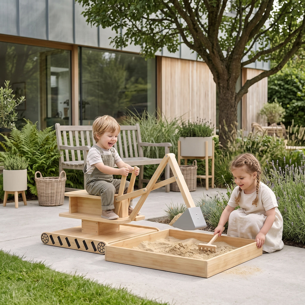 Montessori-zandgraafmachine met hendelbediening