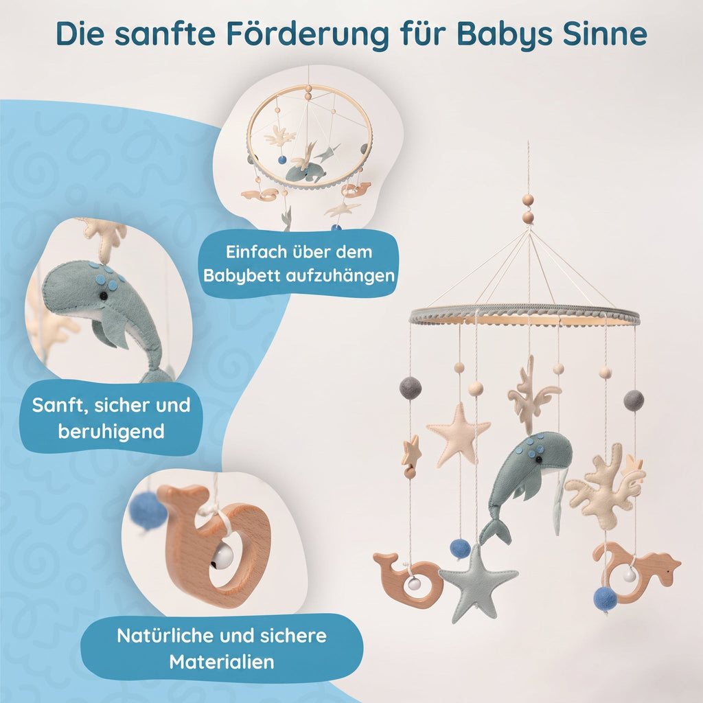 Montessori-zeemobiel voor baby's